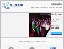 Tablet Screenshot of blueprint-entertainment.com